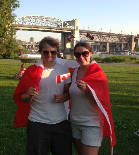 My brother and I, future Canadians?