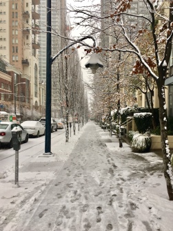 Our snowy street